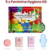 Menstrual Disc Kit - Paint Splash - 5 pack