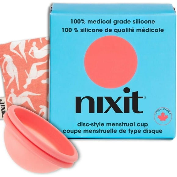 Menstrual Disc | Ultra-Soft Medical-Grade Silicone | Reusable | Holds 2X Period Cup or 6 Tampons | 12-Hour Protection | Light & Heavy Flow | Menstrual Cup, Pad & Tampon Alternative