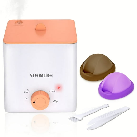 Menstrual Disc with Sterilizer- Menstrual Cup Sterilizer Steamer with 2 Soft & Reusable Period Disc, Menstrual Cups Period Cup Kit