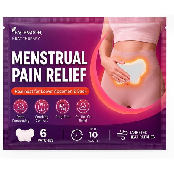 Menstrual Heating Patches for Period Cramps & Back Pain Relief,6 Count