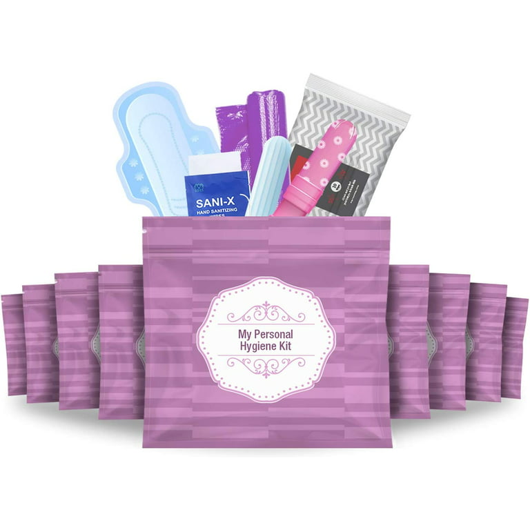 Menstrual Kit All-in-One 10 Pack, Convenience on The Go