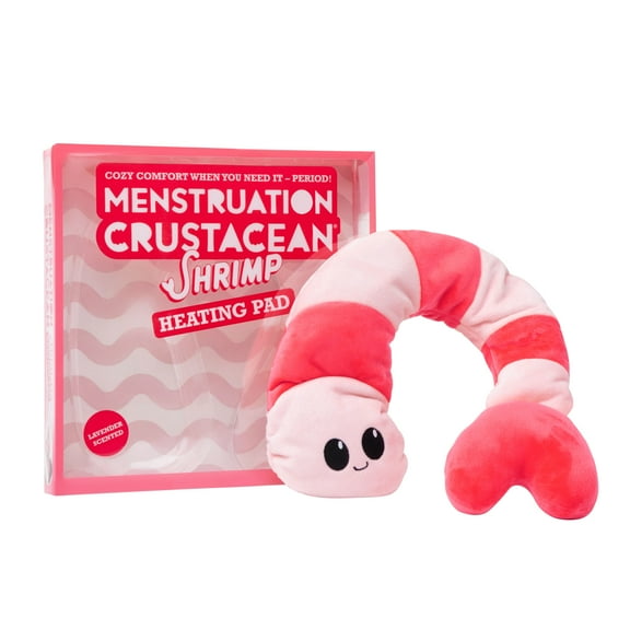 Menstruation Crustacean Shrimp Heating Pad, 10", 1 Microwaveable, Cramp Relief By What Do You Meme?