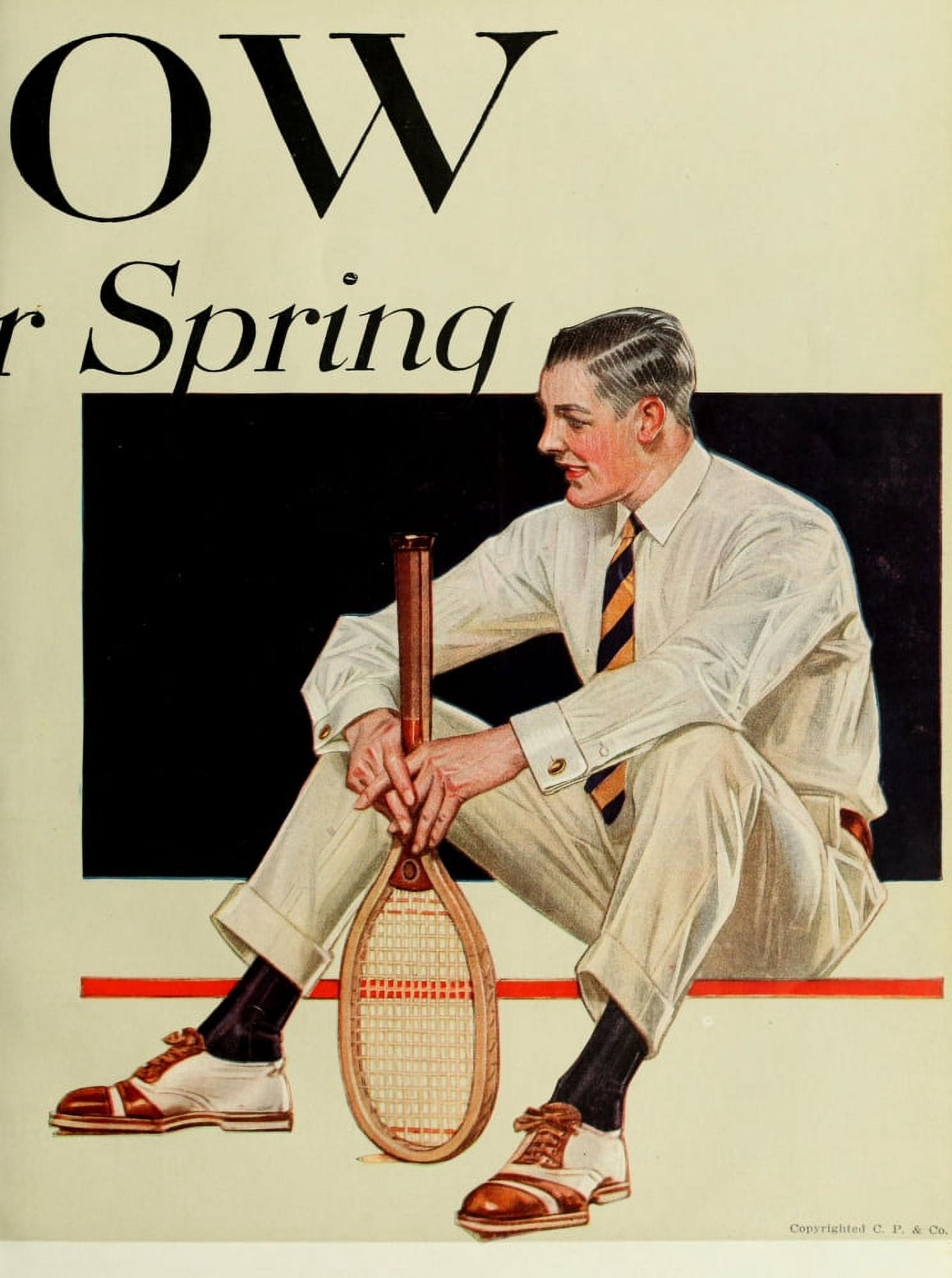 Menswear Review 1922 Arrow Shirts for Spring Canvas Art - Unknown (18 x 24)