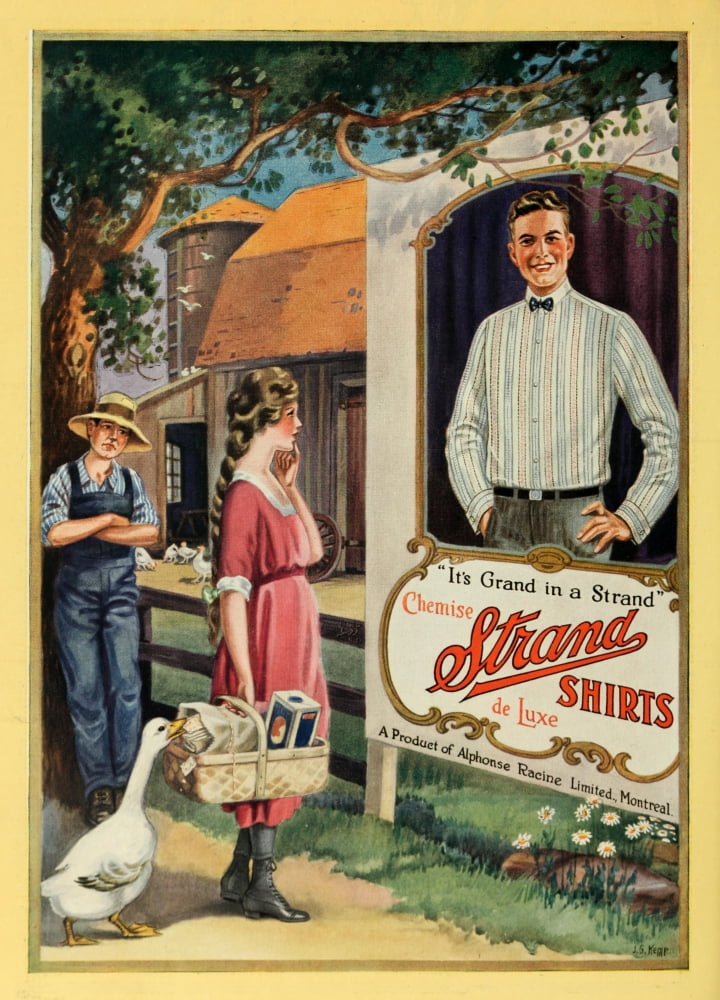 Menswear Review 1922 Strand Shirts Canvas Art - Unknown (18 x 24)