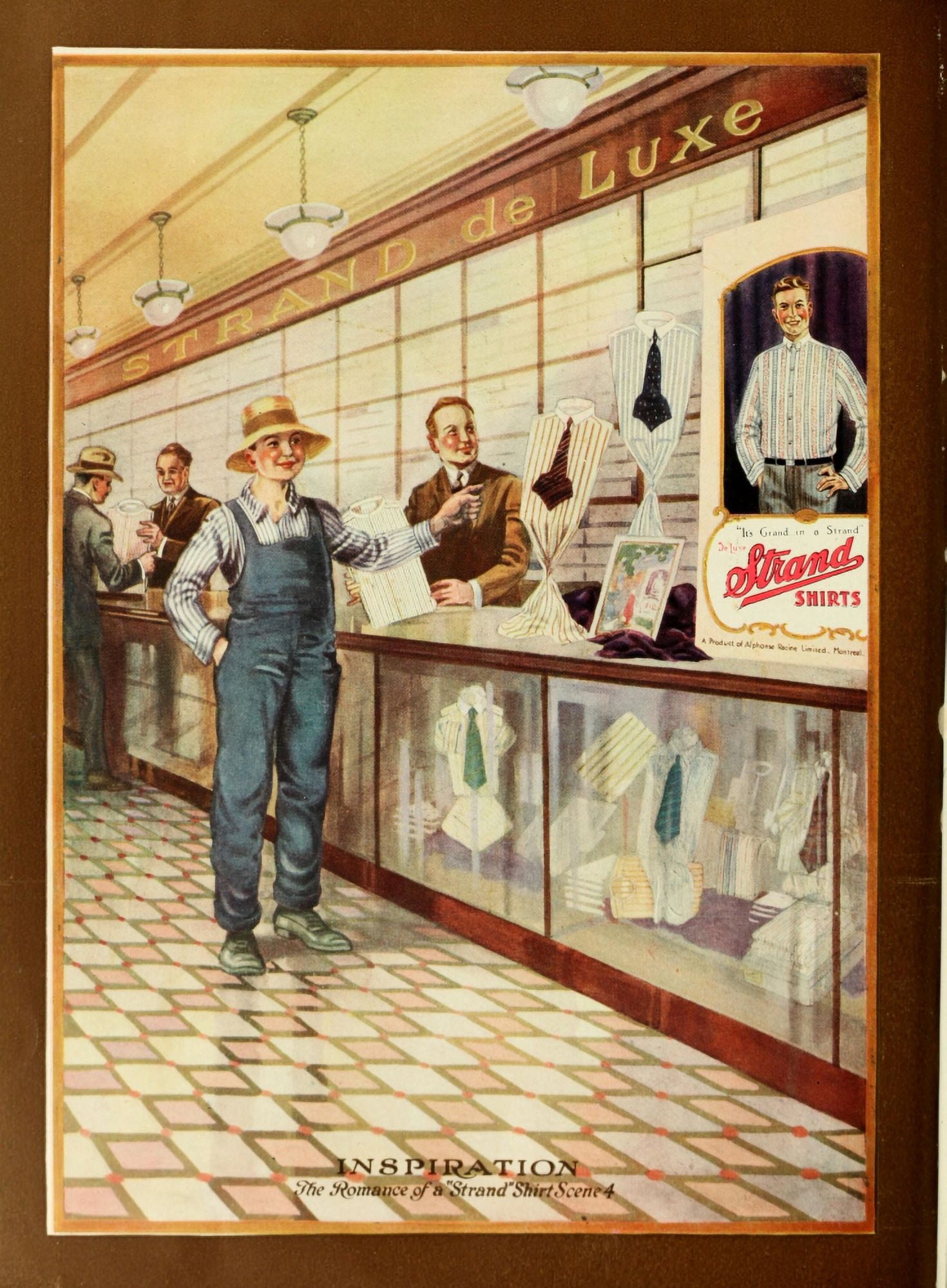 Menswear Review 1922 Strand Shirts Inspiration Canvas Art - Unknown (24 x 36)