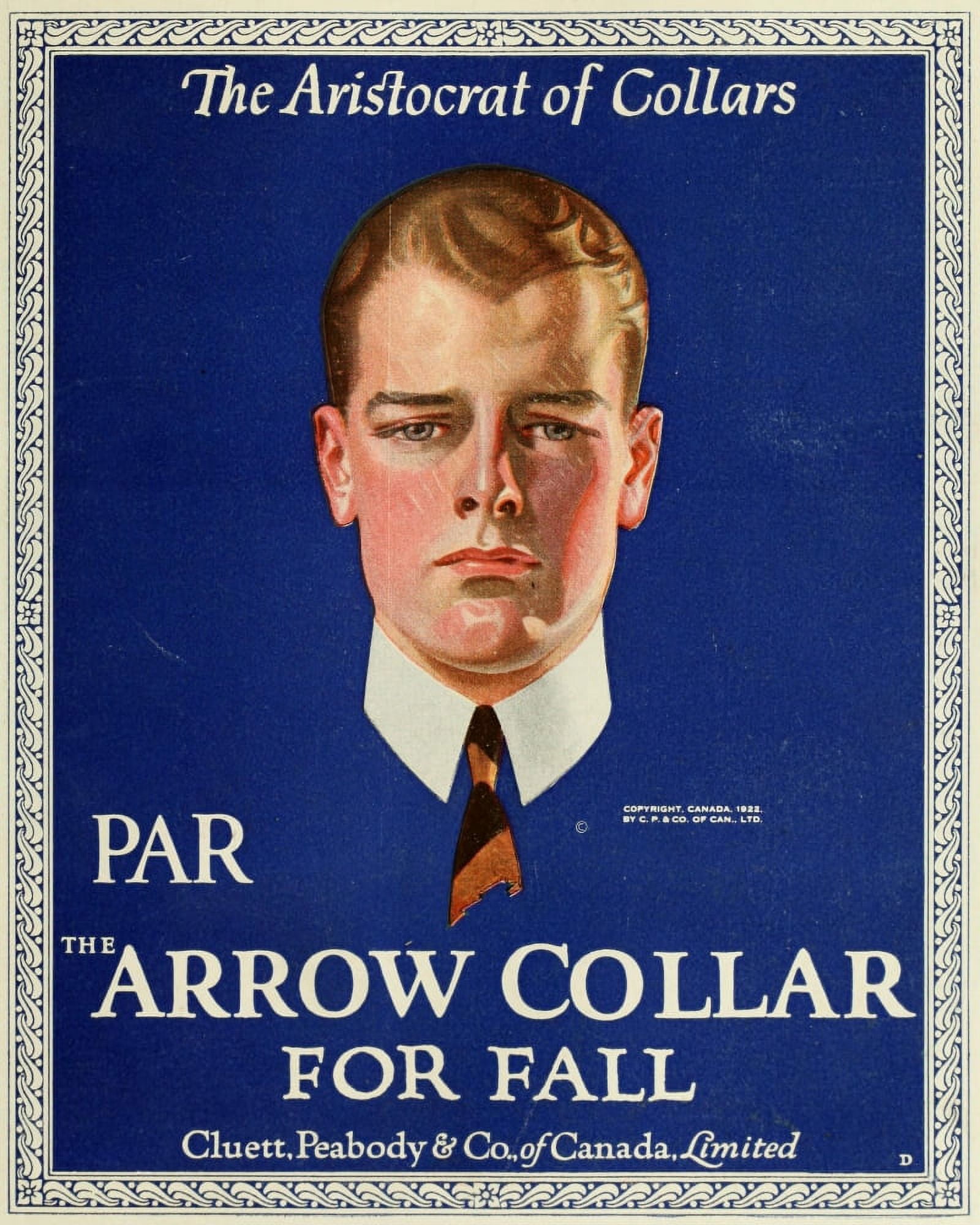 Menswear Review 1922 The Arrow Collar for Fall Canvas Art - Unknown (18 x 24)