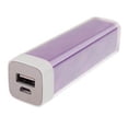 thumbnail image 1 of Mental Beats 2600mAh Portable Power Bank Universal Battery Charger ML-2600 Purple, 1 of 2