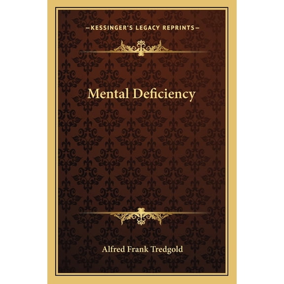 Mental Deficiency