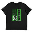 thumbnail image 1 of Mental Health Awareness Flag American Men T-Shirt Black 3X-Large, 1 of 5