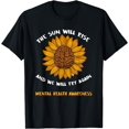 thumbnail image 1 of Mental Health Awareness Gifts Depression Sunflower Matters T-Shirt, 1 of 2