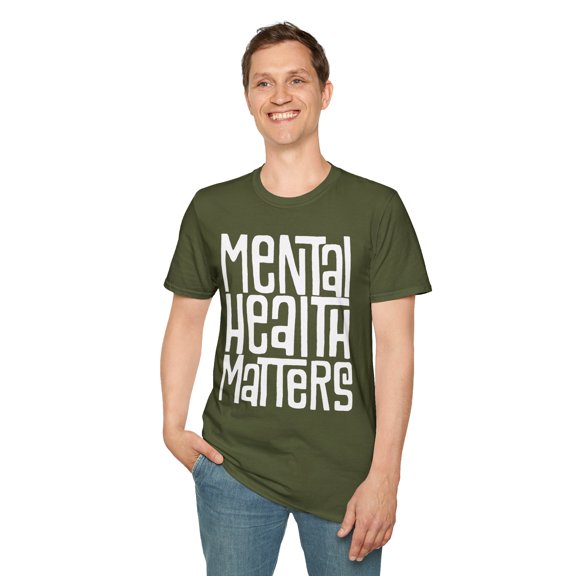 Mental Health Awareness, Gildan Unisex Softstyle Shirt, Graphic Tee, S-3XL