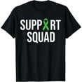thumbnail image 1 of Mental Health Awareness Green Ribbon Support Squad T-Shirt Black Large, 1 of 4
