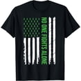 thumbnail image 1 of Mental Health Awareness Green Ribbon T-Shirt, 1 of 4