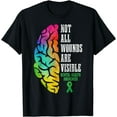 thumbnail image 1 of Mental Health Awareness Matters Not All Wounds Are Visible T-Shirt, 1 of 4