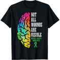 thumbnail image 1 of Mental Health Awareness Matters Not All Wounds Are Visible T-Shirt, 1 of 6