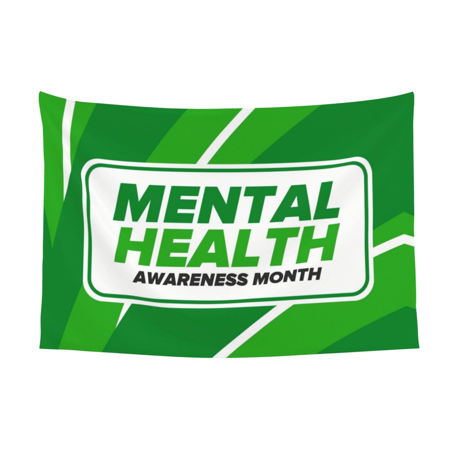 Mental Health Awareness Month Tapestry Banner Backdrop Flag Party
