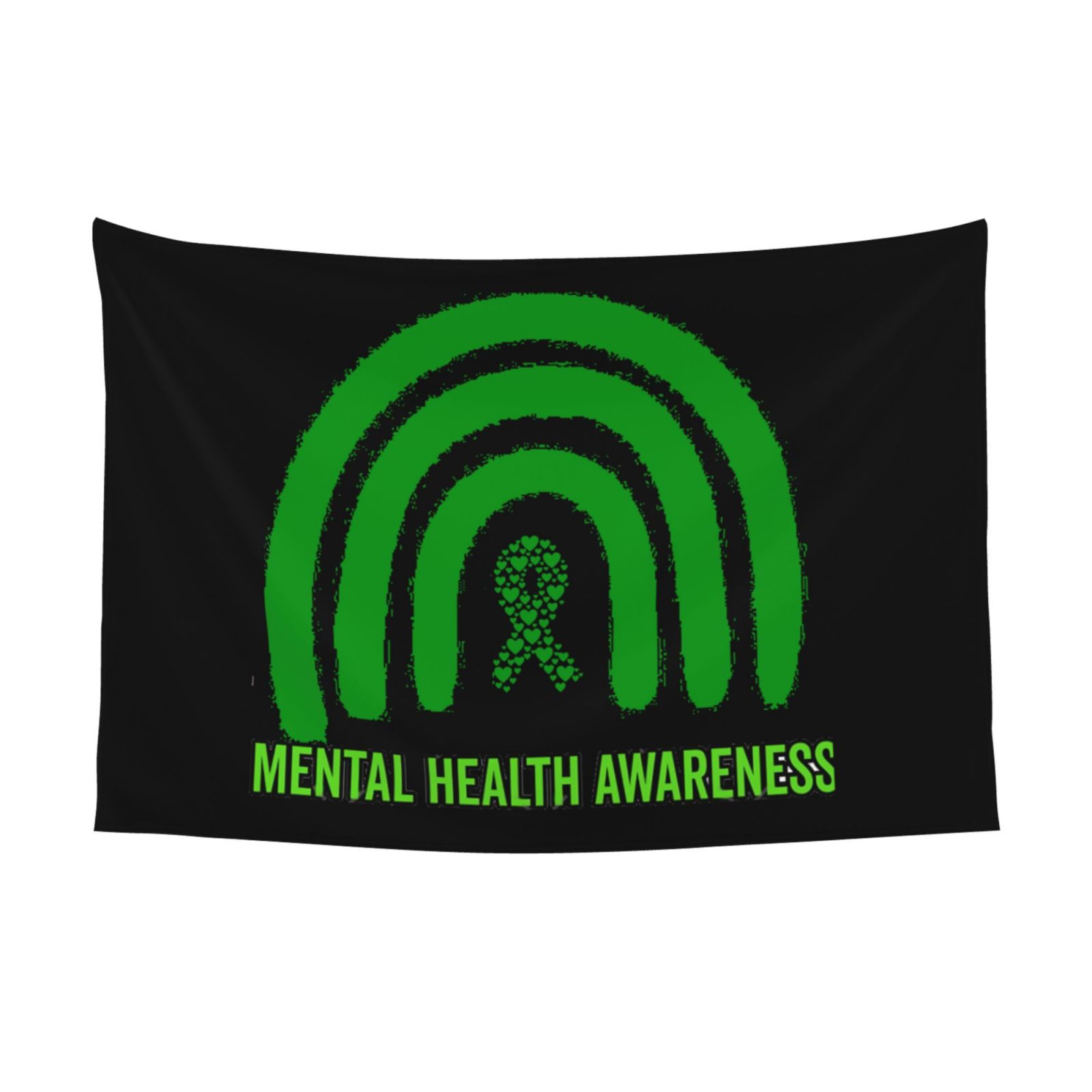 Mental Health Awareness Month Tapestry Banner Backdrop Flag Party