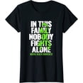 thumbnail image 1 of Mental Health Awareness Month Top Women Shirt I Wear Green Ribbon Fight the Stigma Round Neck Short Sleeve T-Shirt, 1 of 3