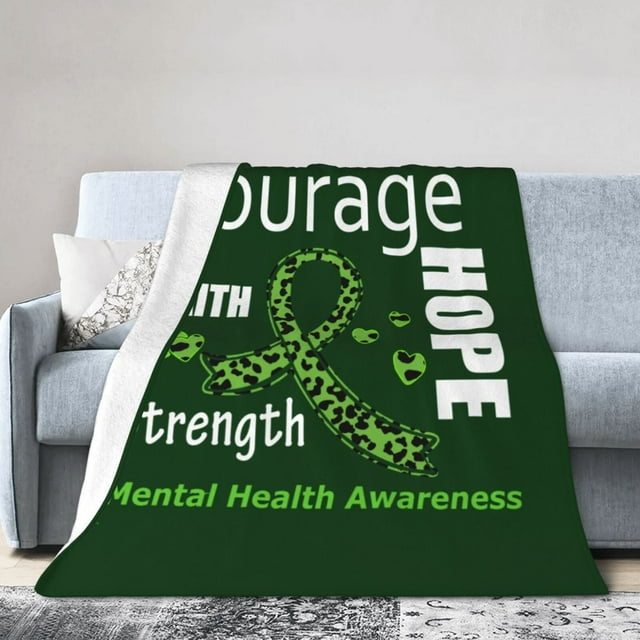 Mental Health Awareness Month Ultra Soft Air Conditioning Blanket