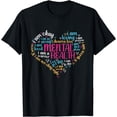 thumbnail image 1 of Mental Health Awareness Positive Message Love Heart Support T-Shirt, 1 of 4
