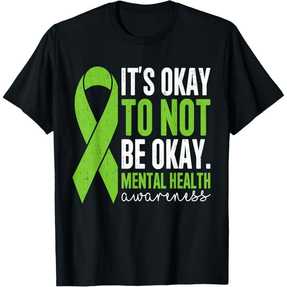 Mental Health Awareness Vintage Its Okay To Not Be Okay T-Shirt Shirts