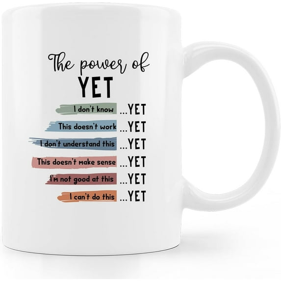 Mental Health Coffee Mug,Therapist Mug,Psychologist Counselor Teens Students Giftspower Of Yet Coffee Mug 11oz