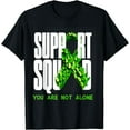 thumbnail image 1 of Mental Health Depression Awareness Support Ribbon Squad T-Shirt, 1 of 4