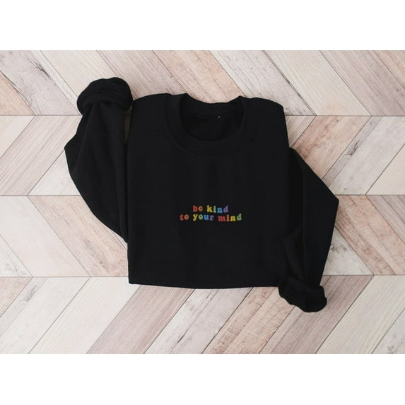 Mental Health Embroidered Sweatshirt