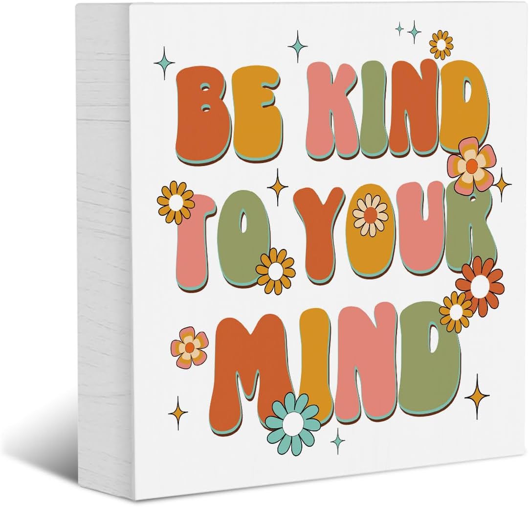 Mental Health Home Office Farmhouse Decor Mental Health Awareness Desk ...