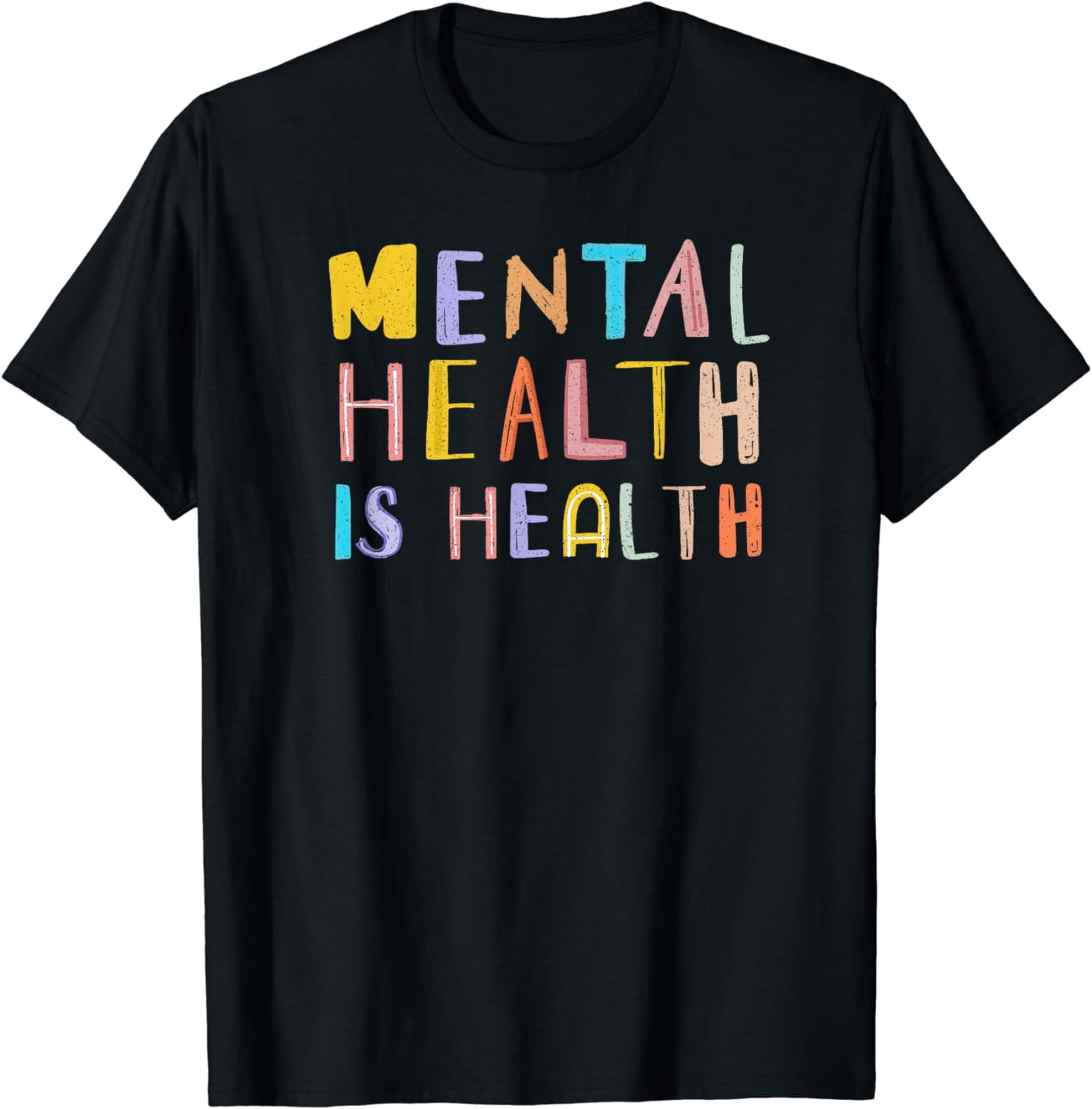 Mental Health Is Health Bipolar and Anxiety Awareness Month Cotton T ...