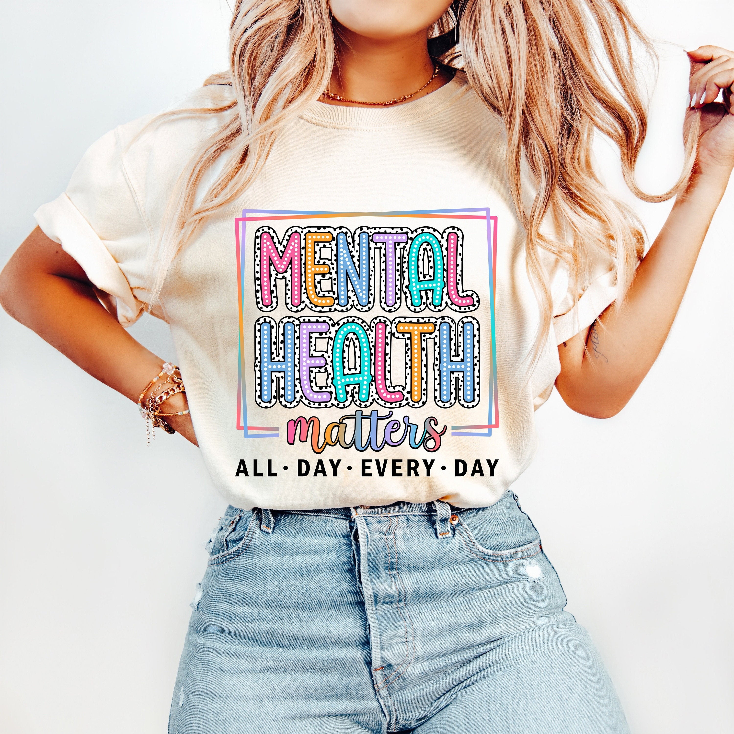 Mental Health Matters Dalmatian Dots T - Shirt Mental Health T - Shirt ...
