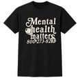 thumbnail image 1 of Mental Health Matters Graphic T-Shirt, Unisex Classic Fit Cotton Tee, 1 of 9