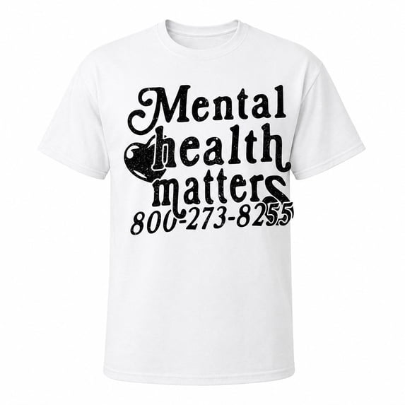 Mental Health Matters Graphic T-Shirt, Unisex Classic Fit Tee