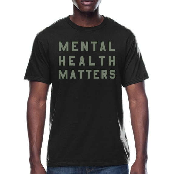Mental Health Matters, Mens Apparel Graphic T-Shirt, Sizes S-3XL