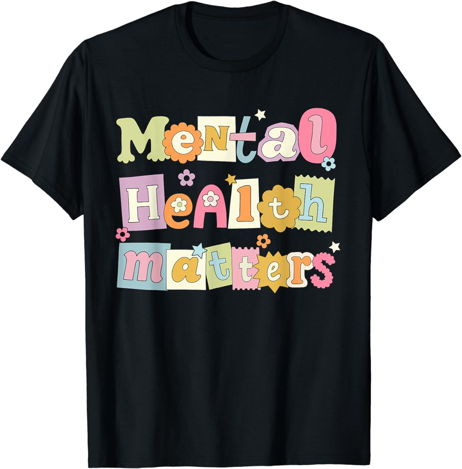 Mental Health Matters Shirt Awareness Month Neurodiversity T-Shirt ...