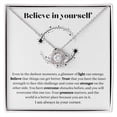 thumbnail image 1 of Mental Health Necklace Believe in Yourself best friend gift, Birthday gift for friend, Christmas gift, 1 of 1