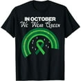 thumbnail image 1 of Mental Health October Wear Green Awareness Men Women Kids T-Shirt, 1 of 4