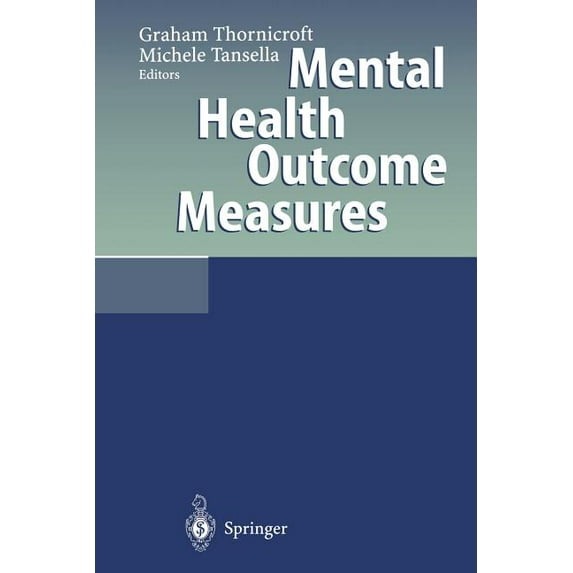 Mental Health Outcome Measures, (Paperback)