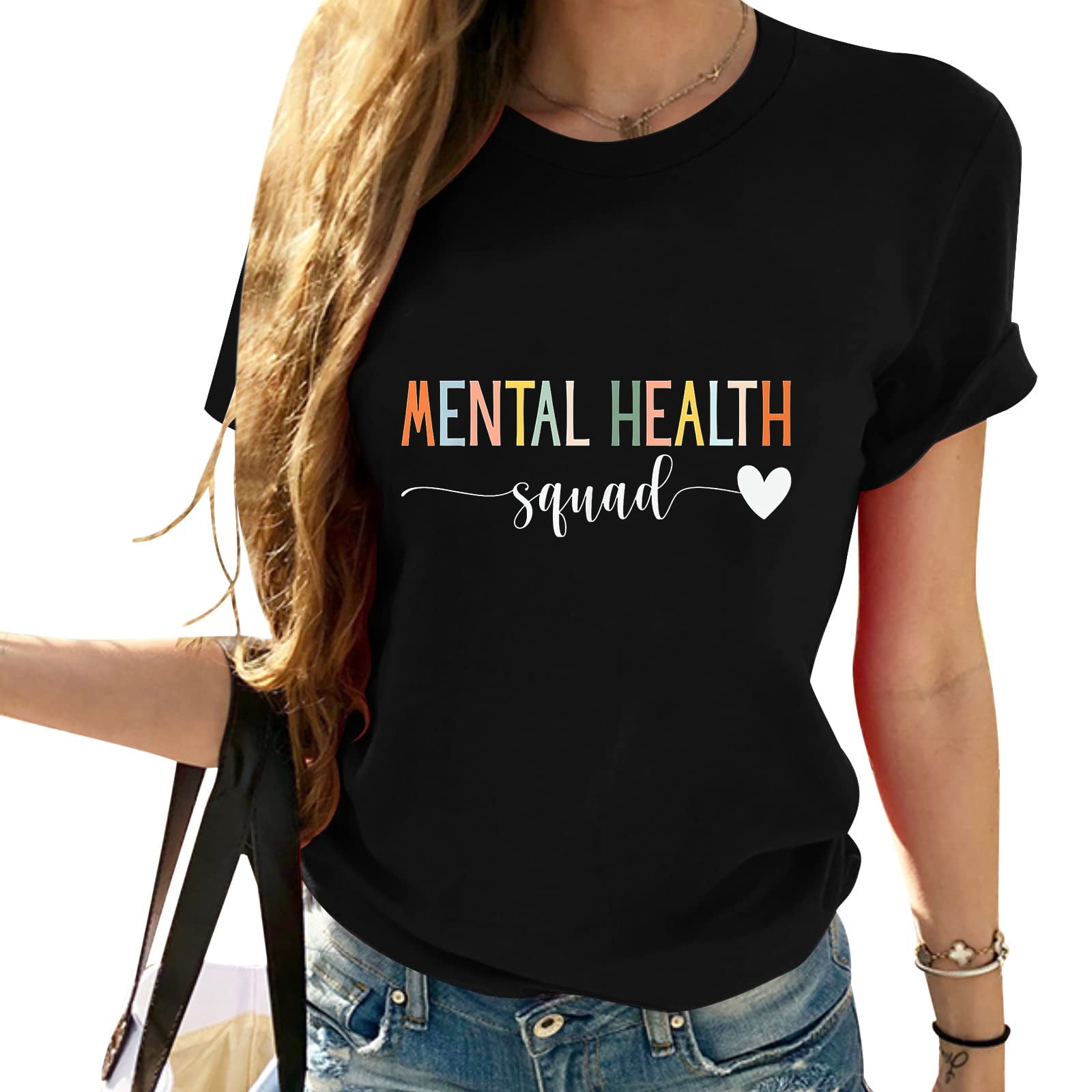 Mental Health Squad Brain Illness Mental Health Awareness T-Shirt ...