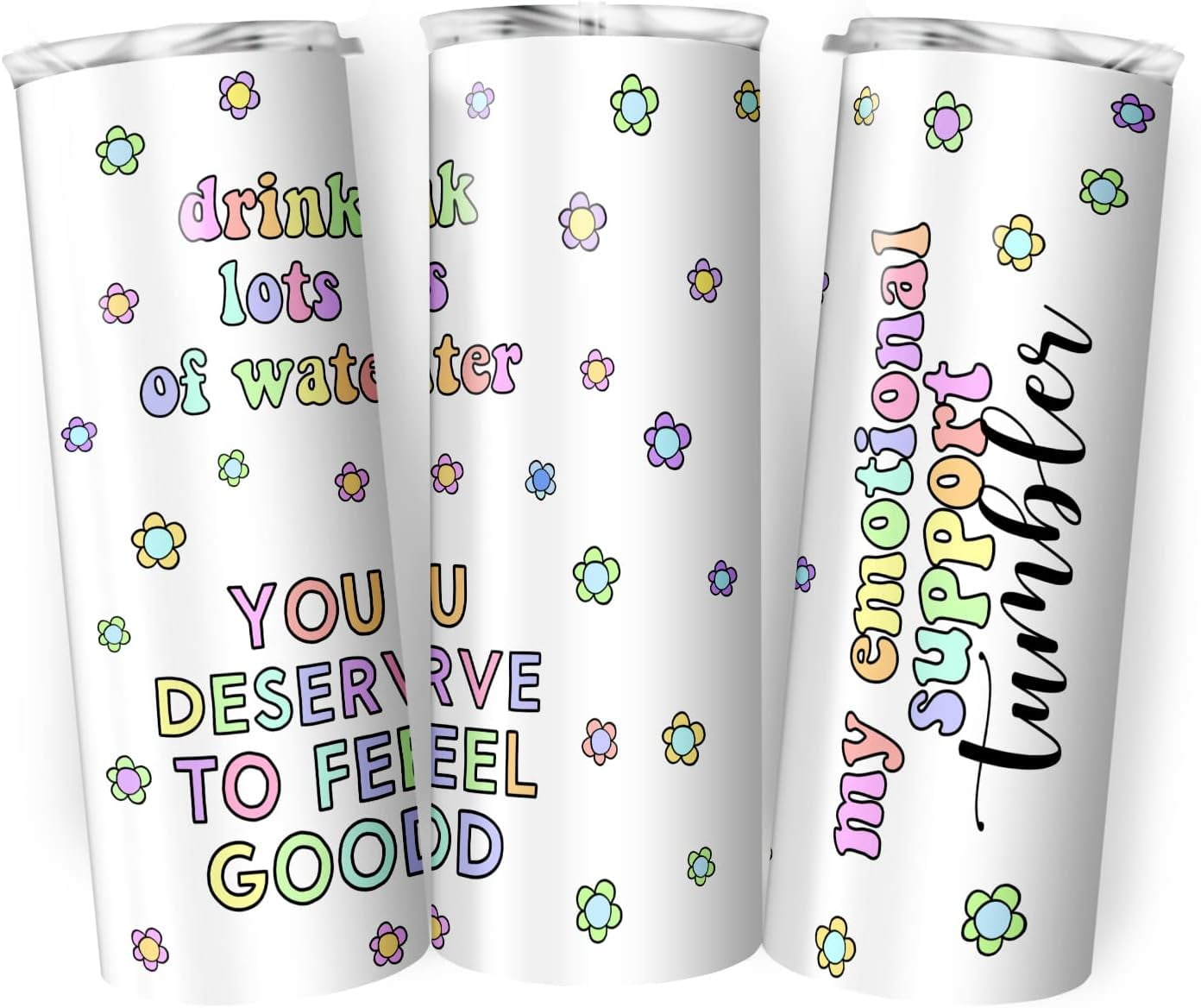 Mental Health Tumbler 20oz (Emotional Support Tumbler) Walmart com