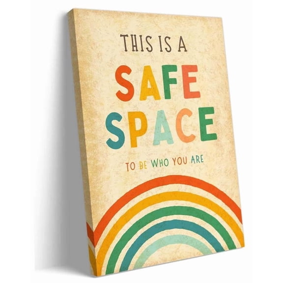 Mental Health Wall Art Safe Space Therapy Prints Posters