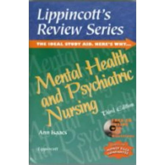 Pre-Owned Lippincott's Review Series, Mental Health and Psychiatric Nursing (Book with CD-ROM) (Paperback) 0781721881 9780781721882
