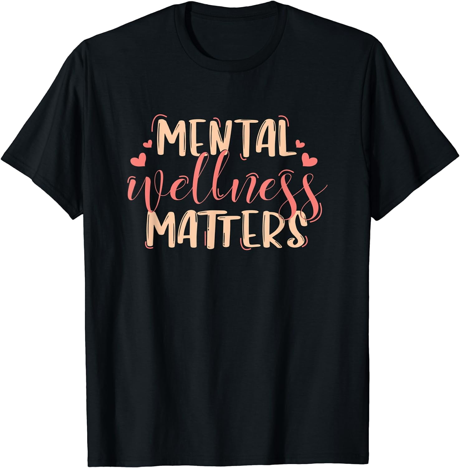 Mental Wellness Matters - Mental Health Counselor Oufit T-Shirt ...