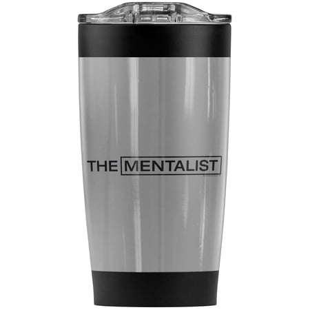 The Mentalist/Logo Stainless Steel Tumbler 20 oz Coffee Travel Mug/Cup, Vacuum Insulated & Double Wall with Leakproof Sliding Lid | Great for Hot Drinks and Cold Beverages