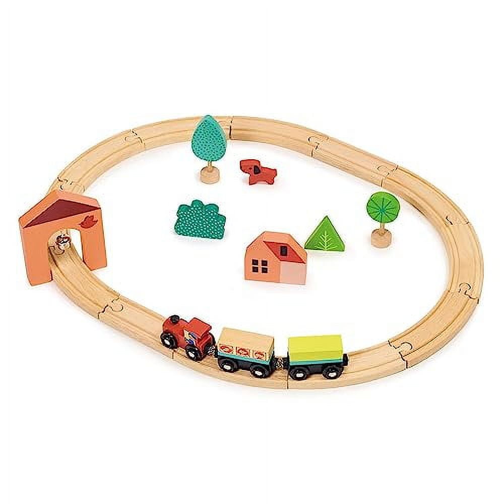 All aboard sale wooden train set