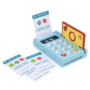 Mentari Toys Educational Play Set - Card Machine & Play Money, Montessori Toy, Age 3+