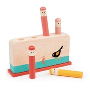 Mentari Early Bird Pop Up Wooden Press and Release Toy Age 18M+