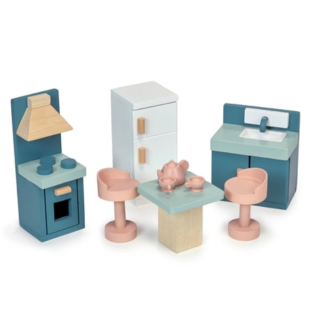 Mentari Kitchen - Wooden Furniture Set for Dollhouse Kitchen for Age 3+