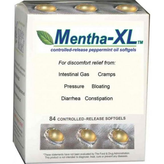 Mentha-XL 200 mg Peppermint Oil Softgels 84 Each