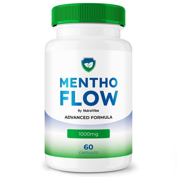 Mentho Flow - Official MenthoFlow Pills For Prostate Heath, All Natural Formula To Support Control, Energy & Overall Well-Being, Review (60 Capsules)